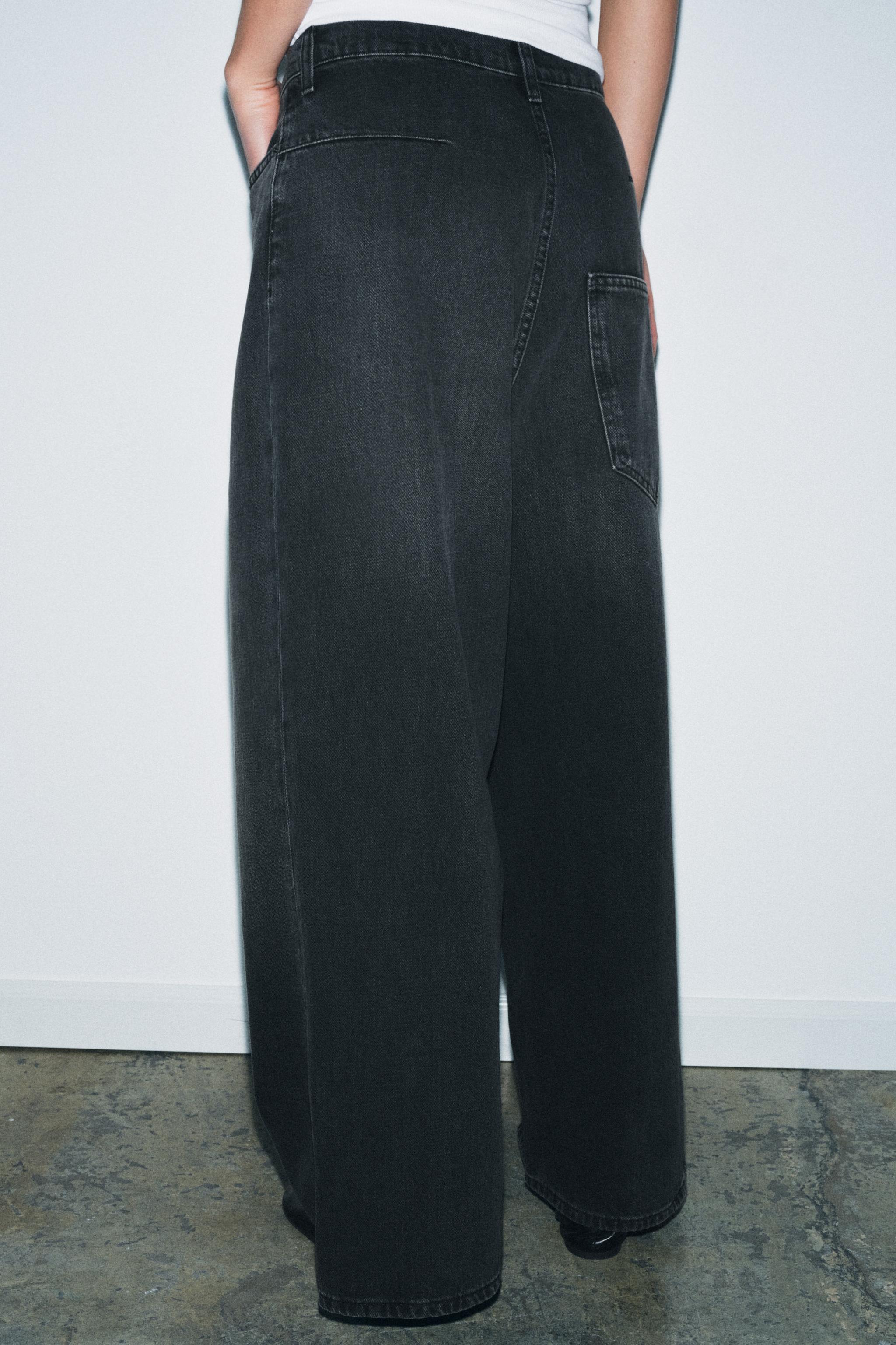 ZW COLLECTION BAGGY LOW-RISE JEANS